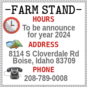 Farm stand hours